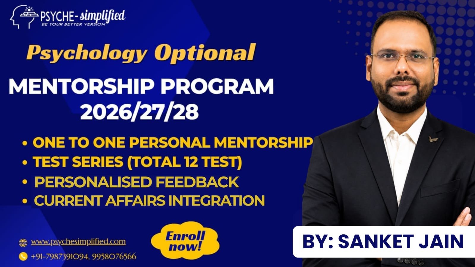 Mentorship Program with Test Series